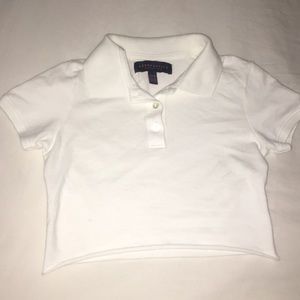 Polo style crop top